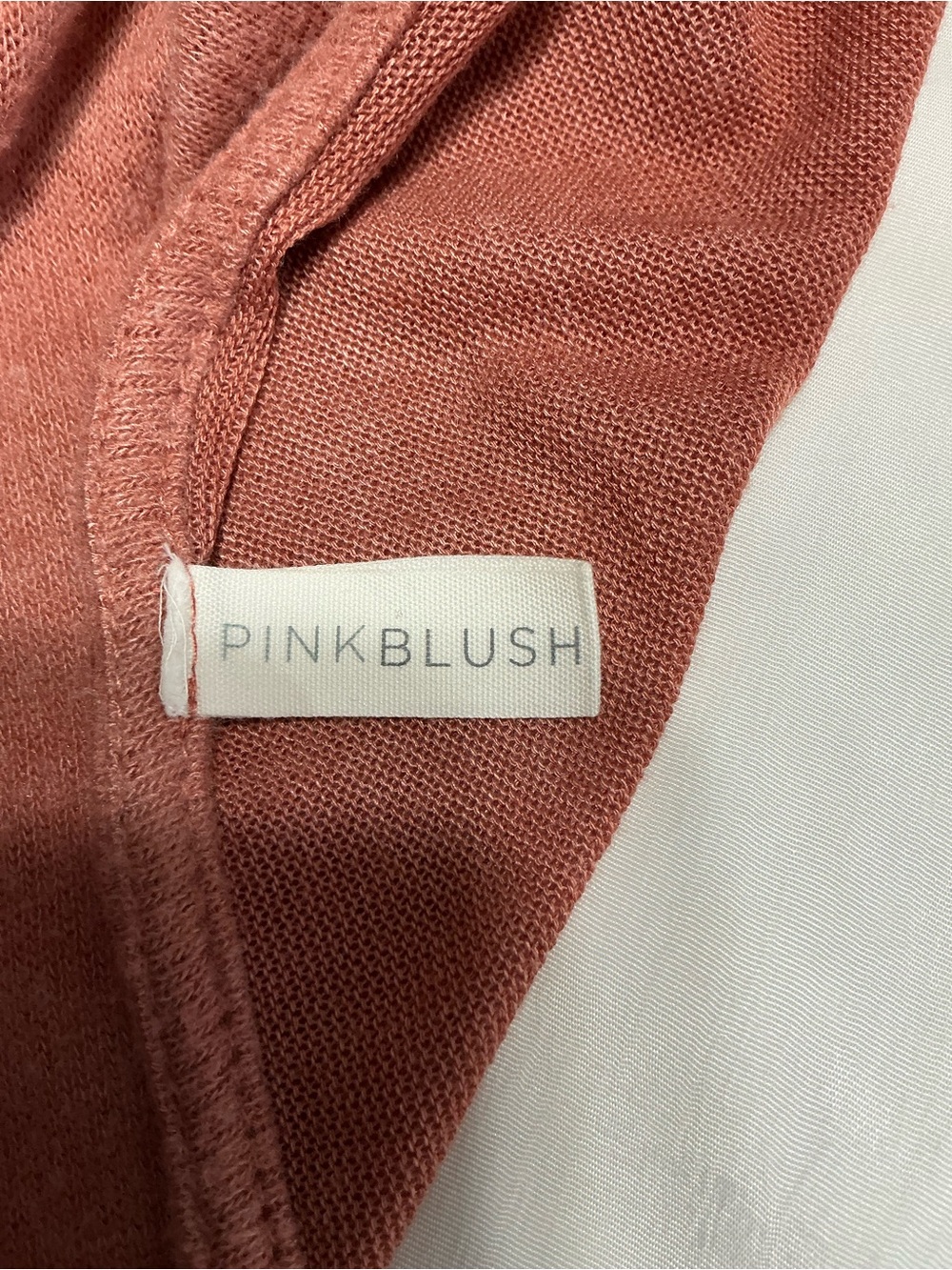 Pinkblush Rust Open-Front Layered Ruffle Sleeve Cardigan - Picture 5 of 6